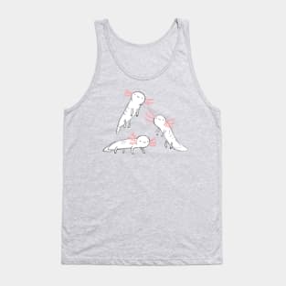 Three Little Axolotls Tank Top